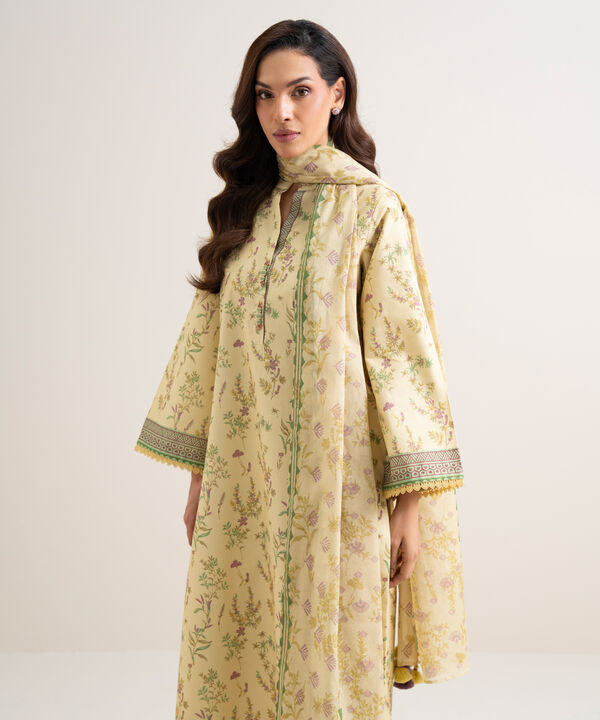 3 Piece - Printed Lawn Suit