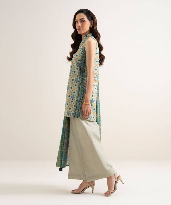 3 Piece - Printed Lawn Suit