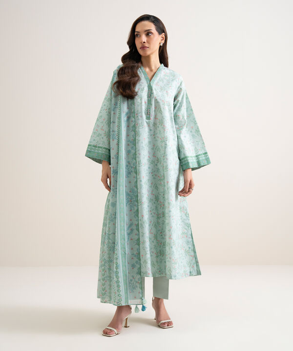 3 Piece - Printed Lawn Suit