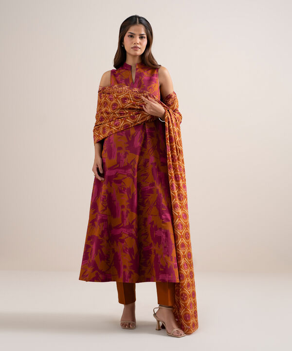 3 Piece - Printed Lawn Suit