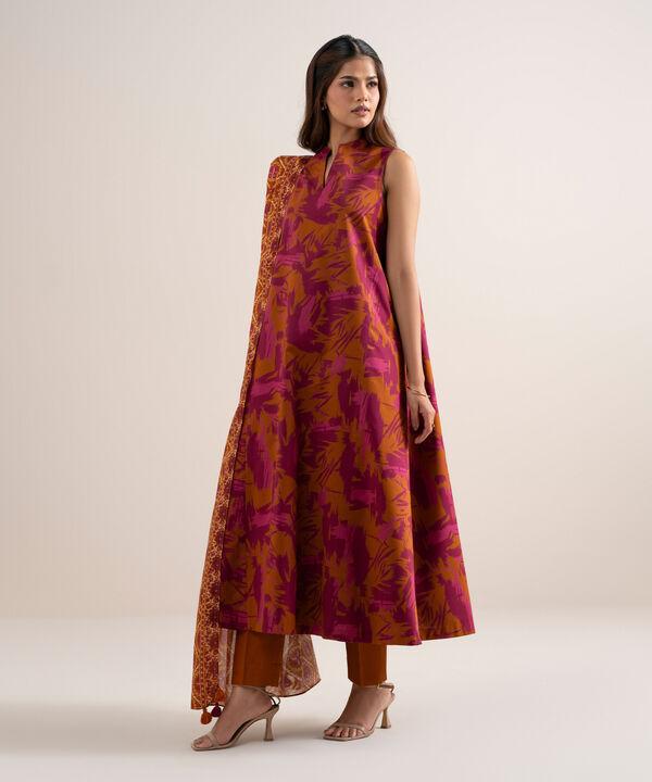3 Piece - Printed Lawn Suit