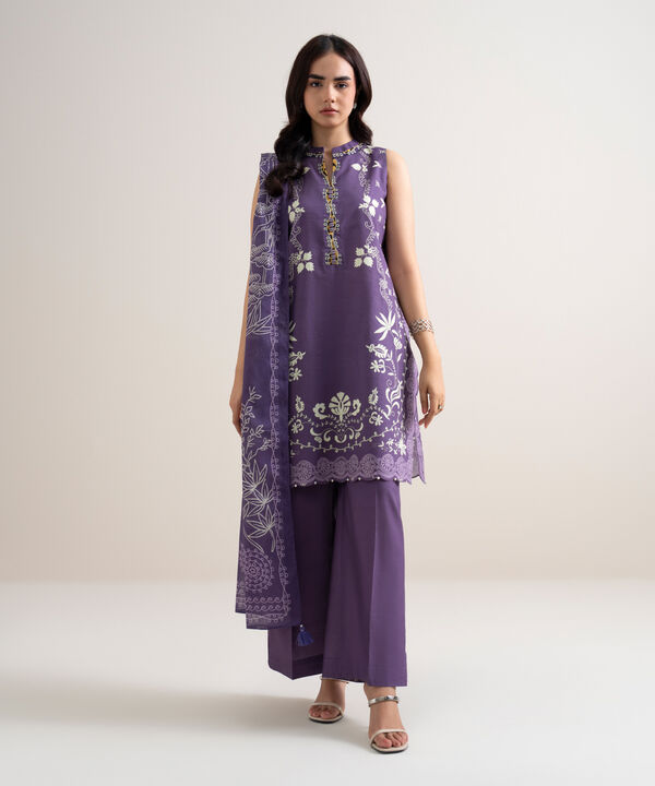3 Piece - Printed Lawn Suit