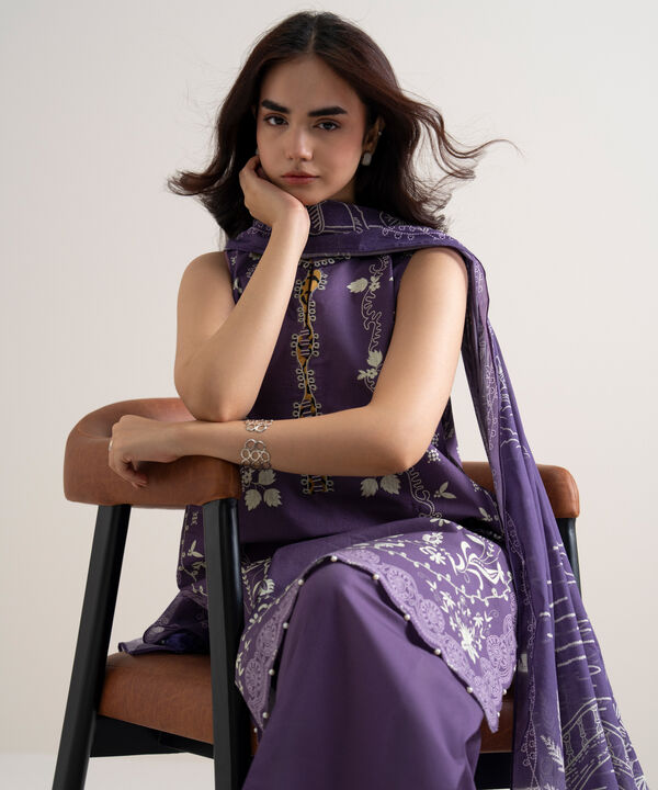 3 Piece - Printed Lawn Suit