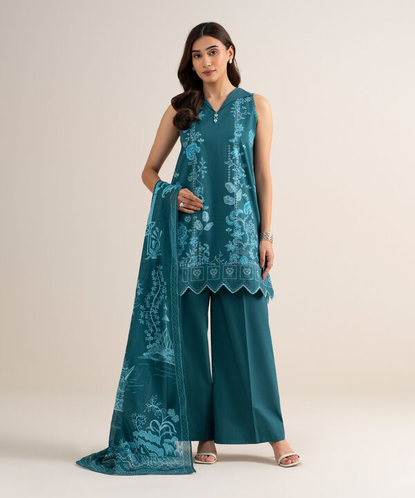3 Piece - Printed Lawn Suit