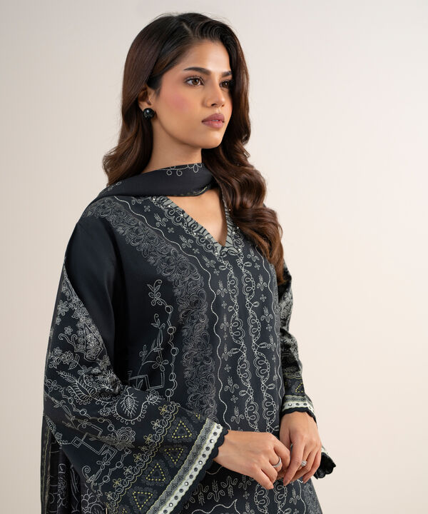 3 Piece - Printed Lawn Suit