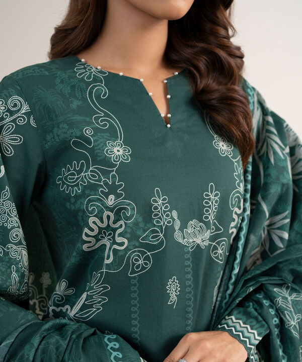 3 Piece - Printed Lawn Suit
