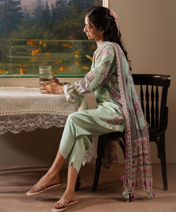 3 Piece - Printed Lawn Suit