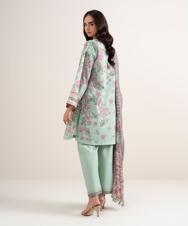 3 Piece - Printed Lawn Suit