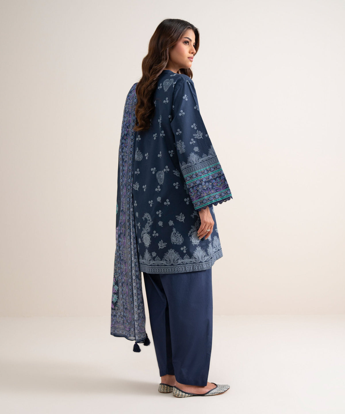 3 Piece - Printed Lawn Suit 0U3PDYS26V89