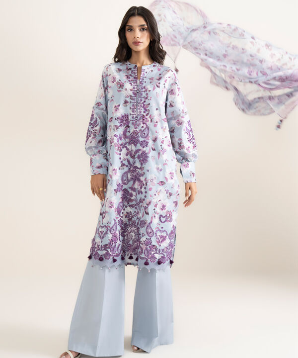 3 Piece - Embroidered Lawn Suit