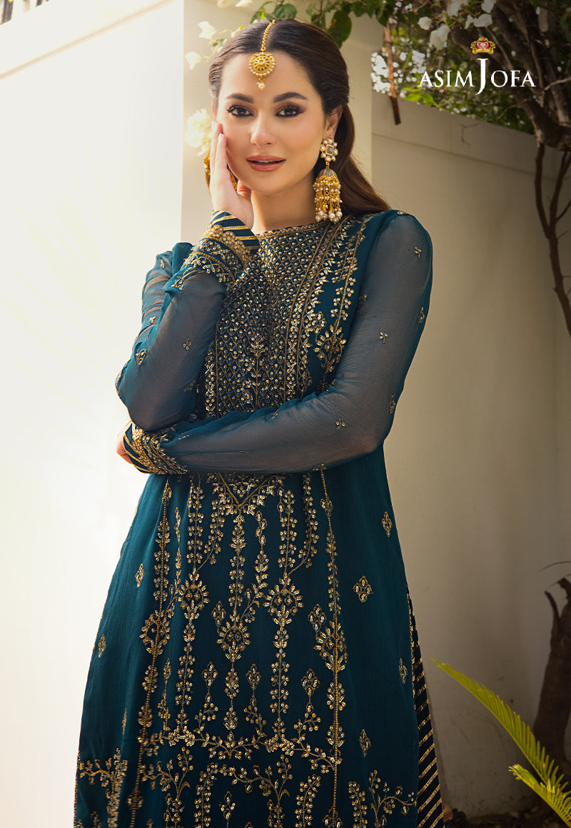 Ajso-09 Unstitched 2 Pcs Shirt Dupatta