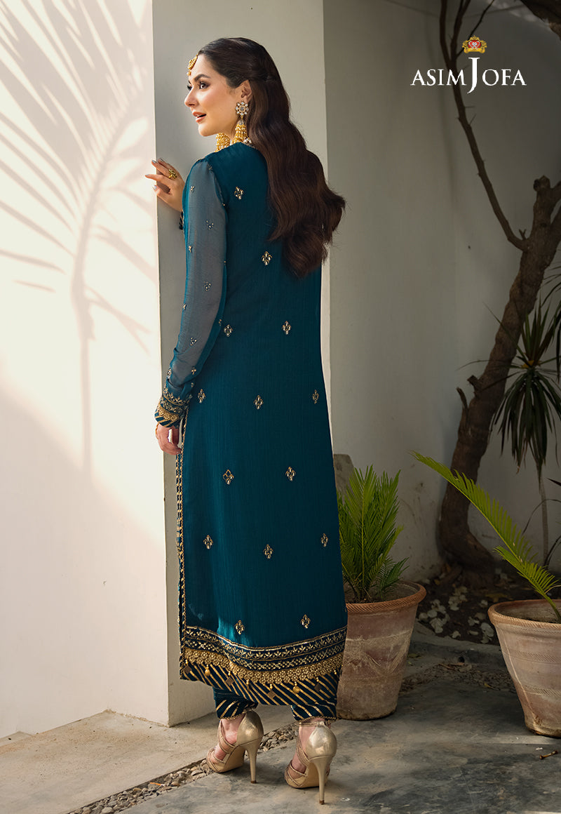 Ajso-09 Unstitched 2 Pcs Shirt Dupatta