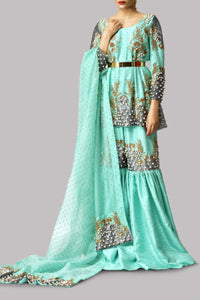 Leisure Time Embellished Gharara Set