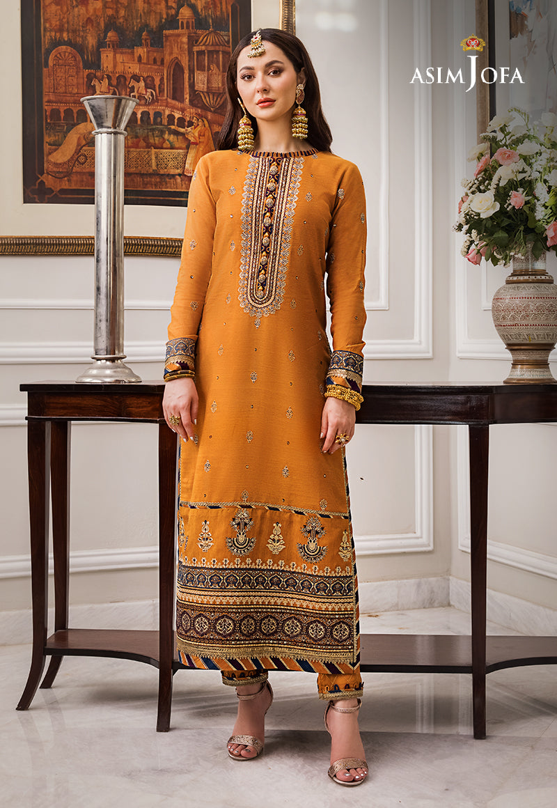 AJZS-11 EMBROIDERED PAPER COTTON 2 PCS