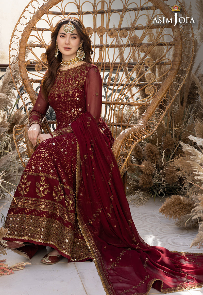 AJHJ-20 EMBROIDERED CHIFFON 3 PCS