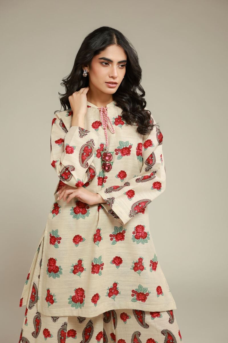 Floral Paisley Kurta