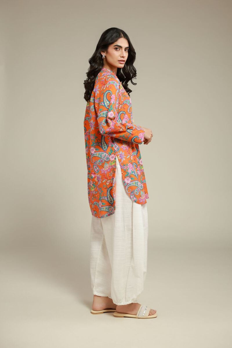 Floral Paisley Kurta