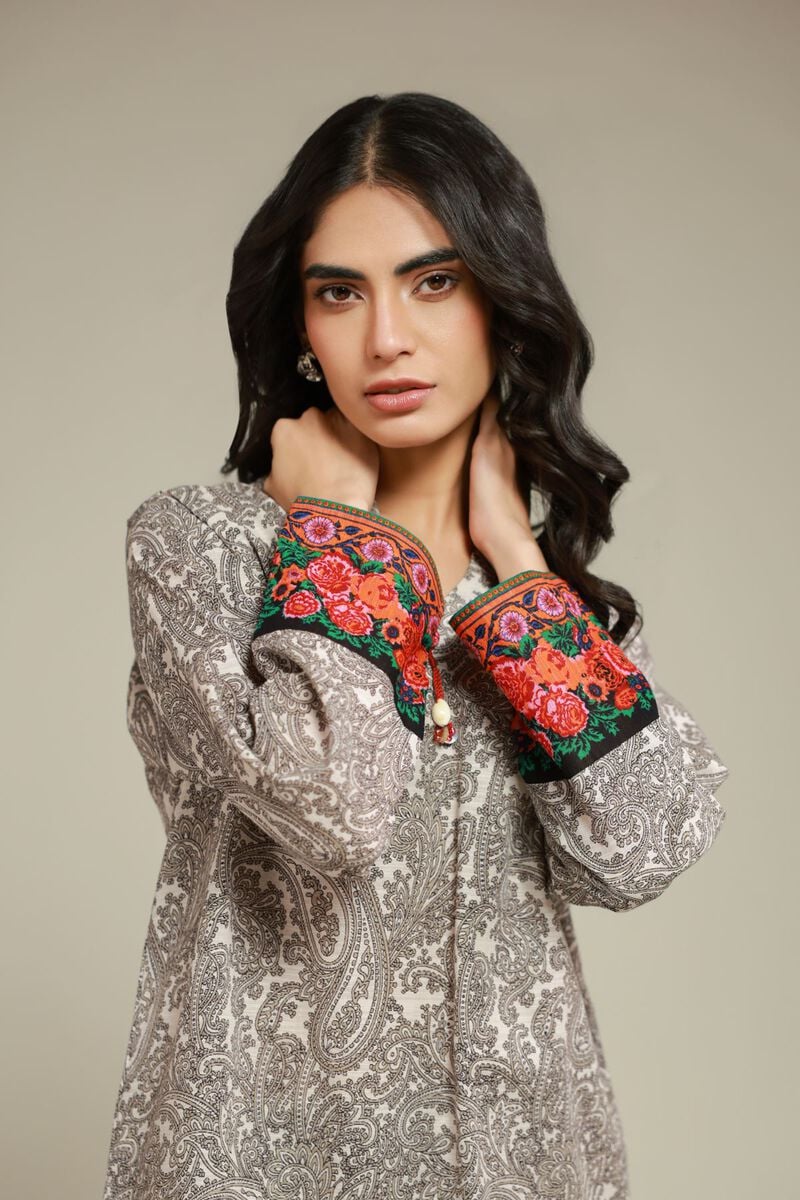 Short Paisley Kurta