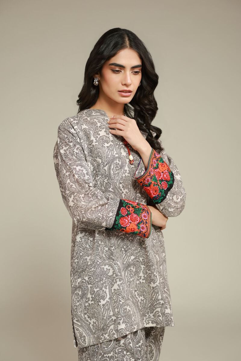 Short Paisley Kurta