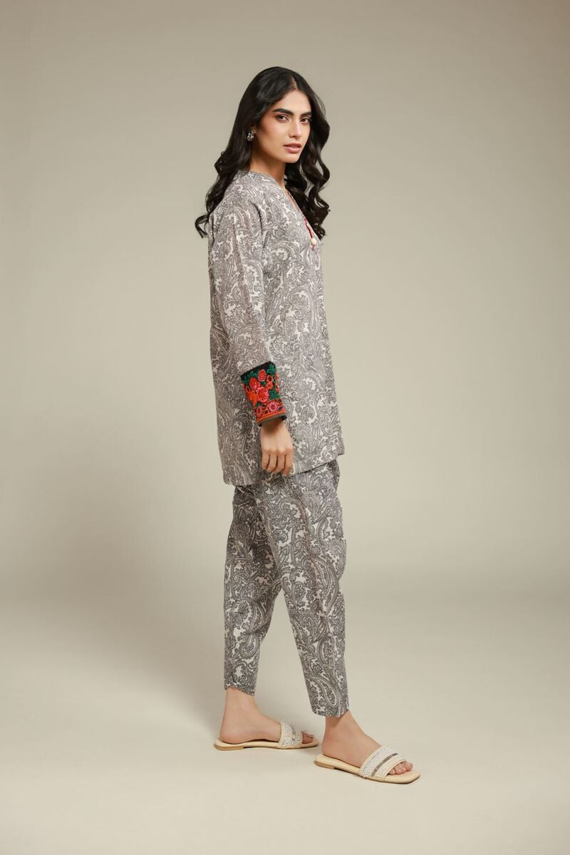 Short Paisley Kurta