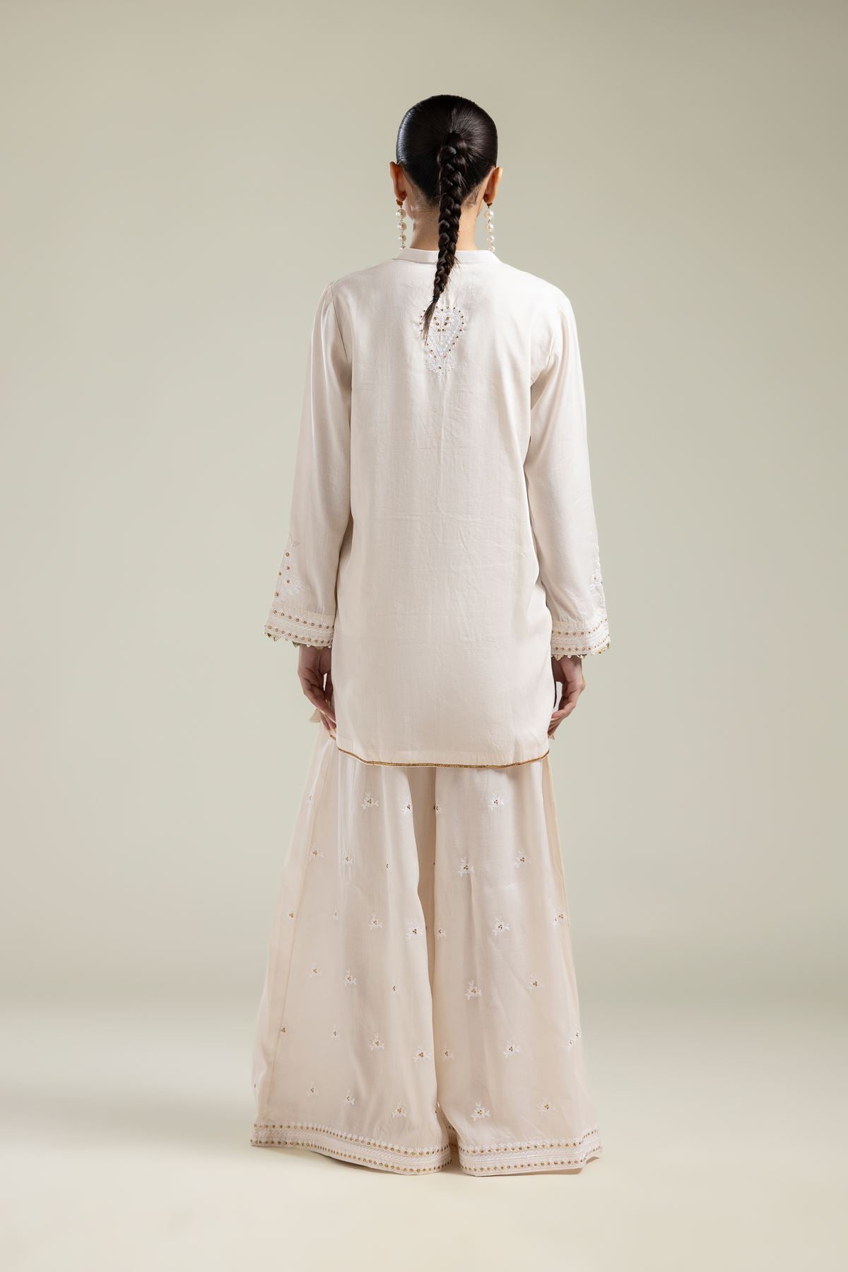 Short V-Neck Kurta