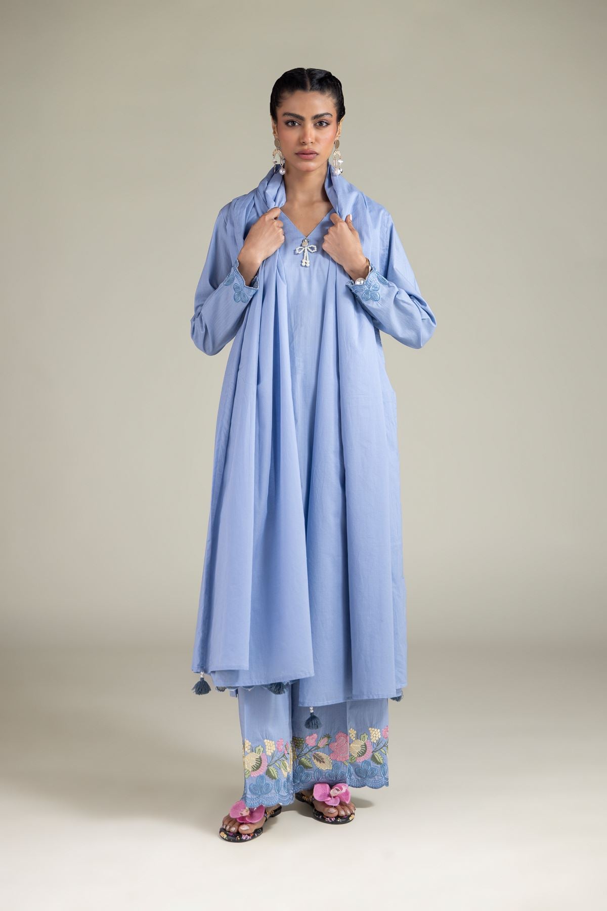 Solid Dupatta