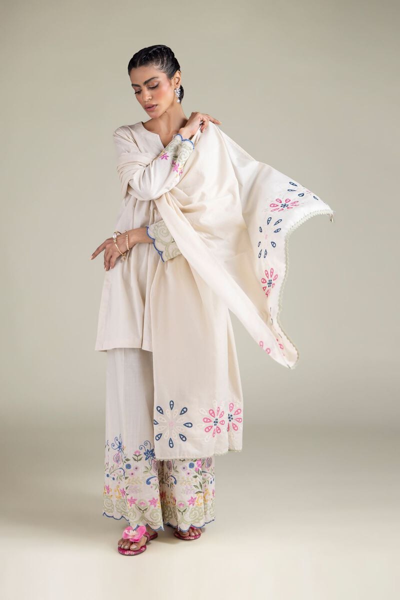 Floral Wide-Leg Pants