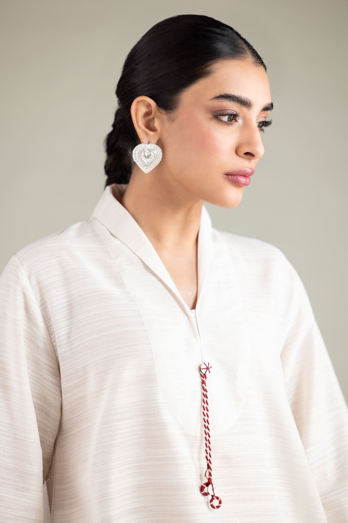 Short Drawstring Kurta
