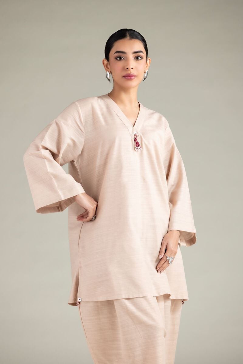 Relaxed Solid Shalwar
