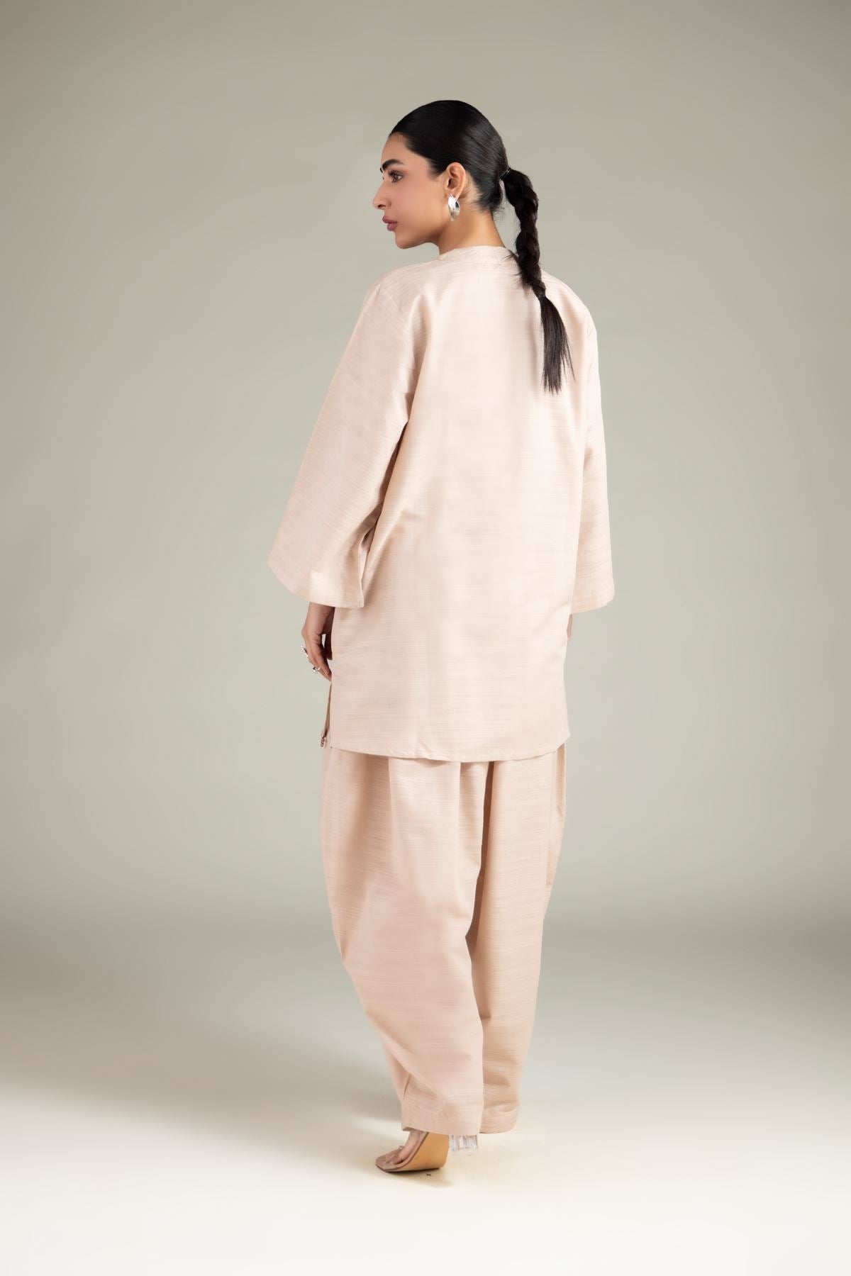 V-Neck Tassel Kurta