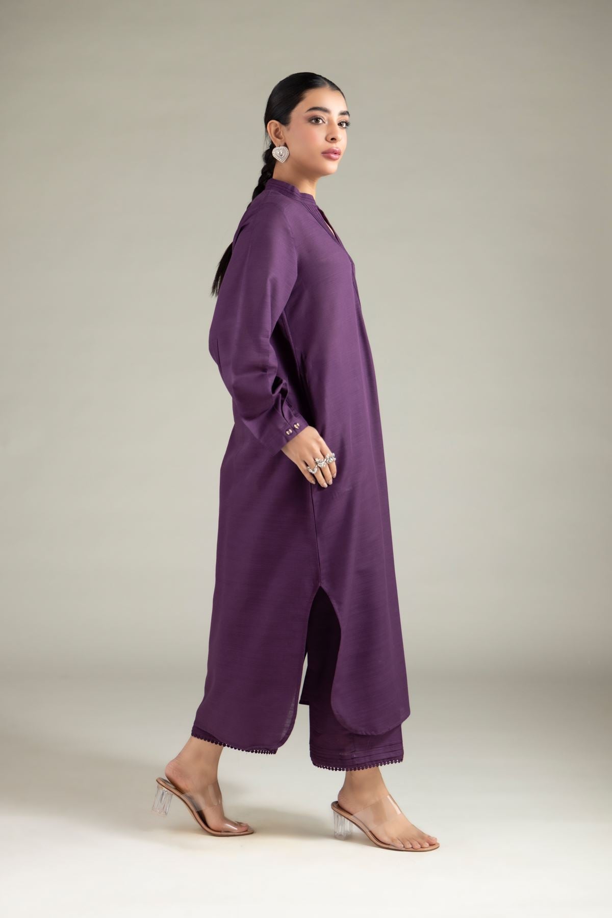 Solid Straight Pants