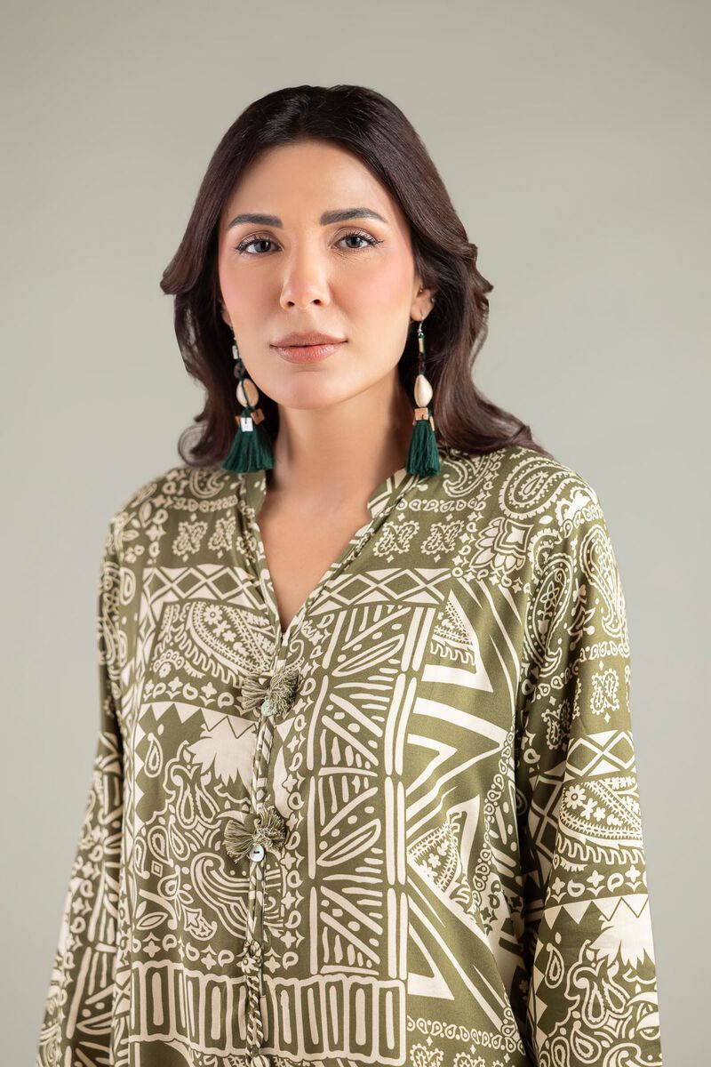Long V-Neck Kurta