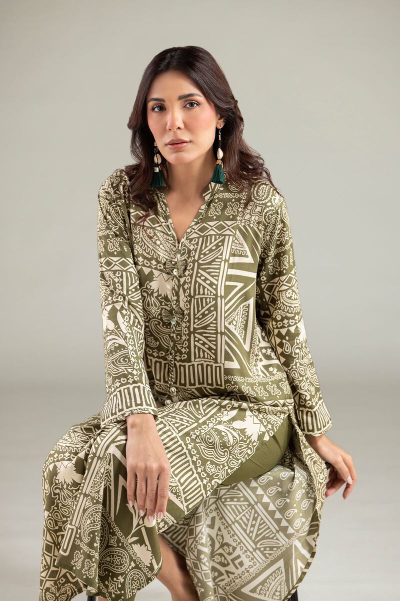 Long V-Neck Kurta