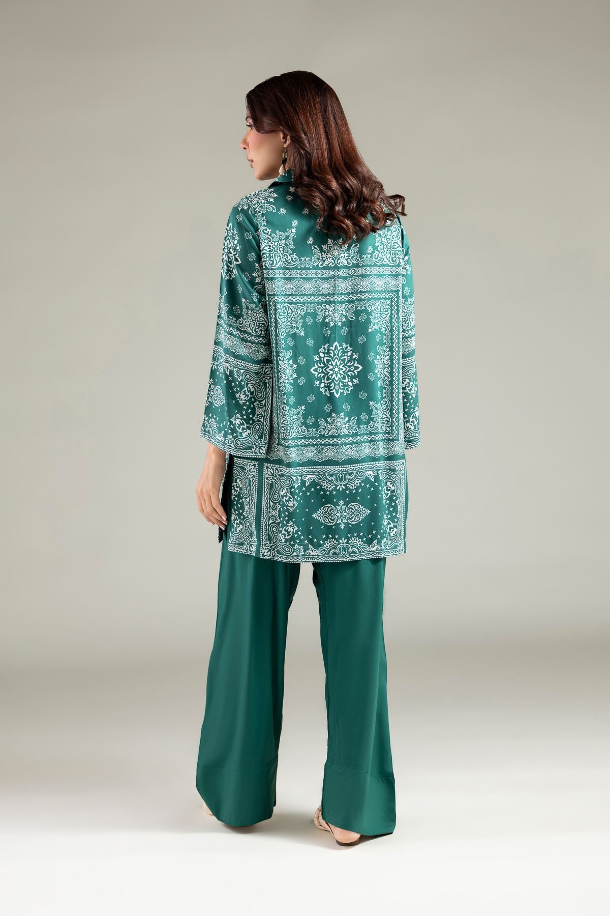 Geometric Wing-Collar Kurta