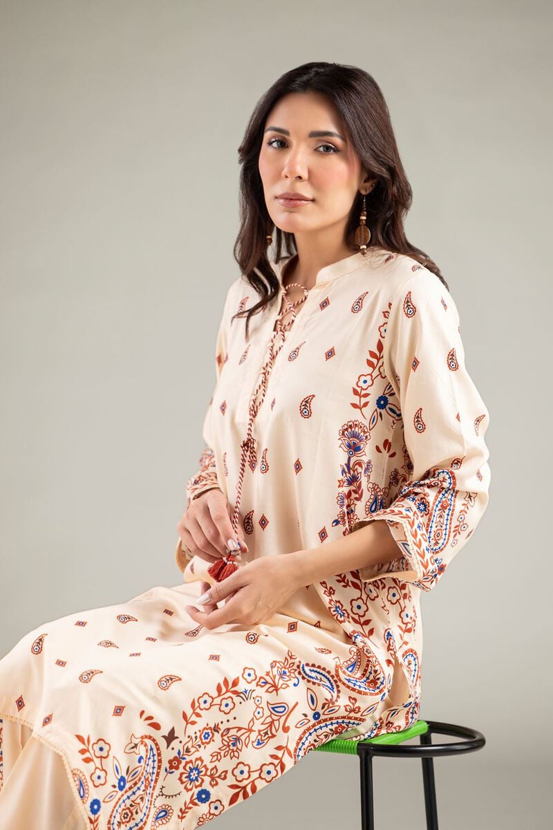 Long Paisley Kurta