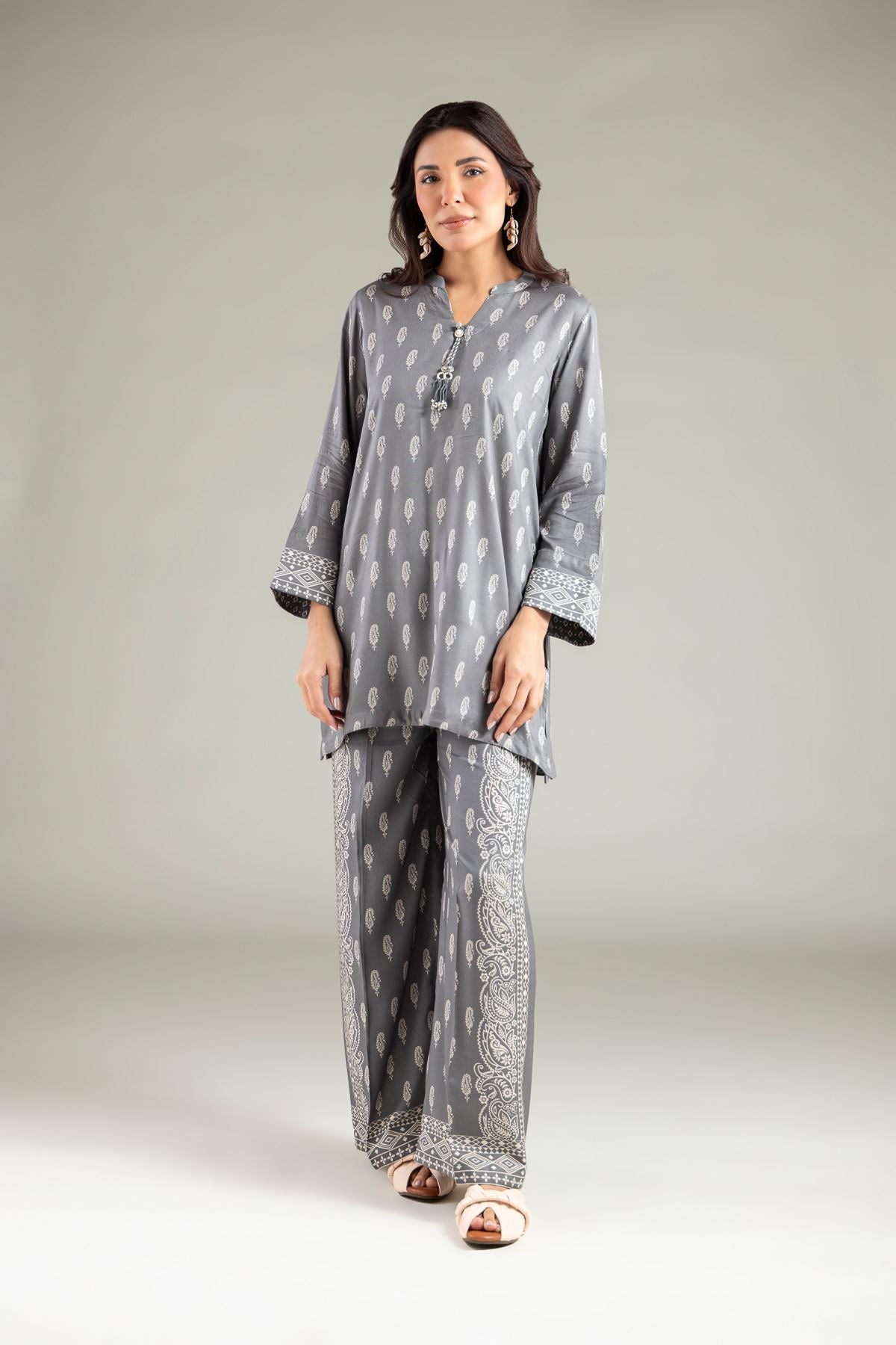 Relaxed Paisley Pants