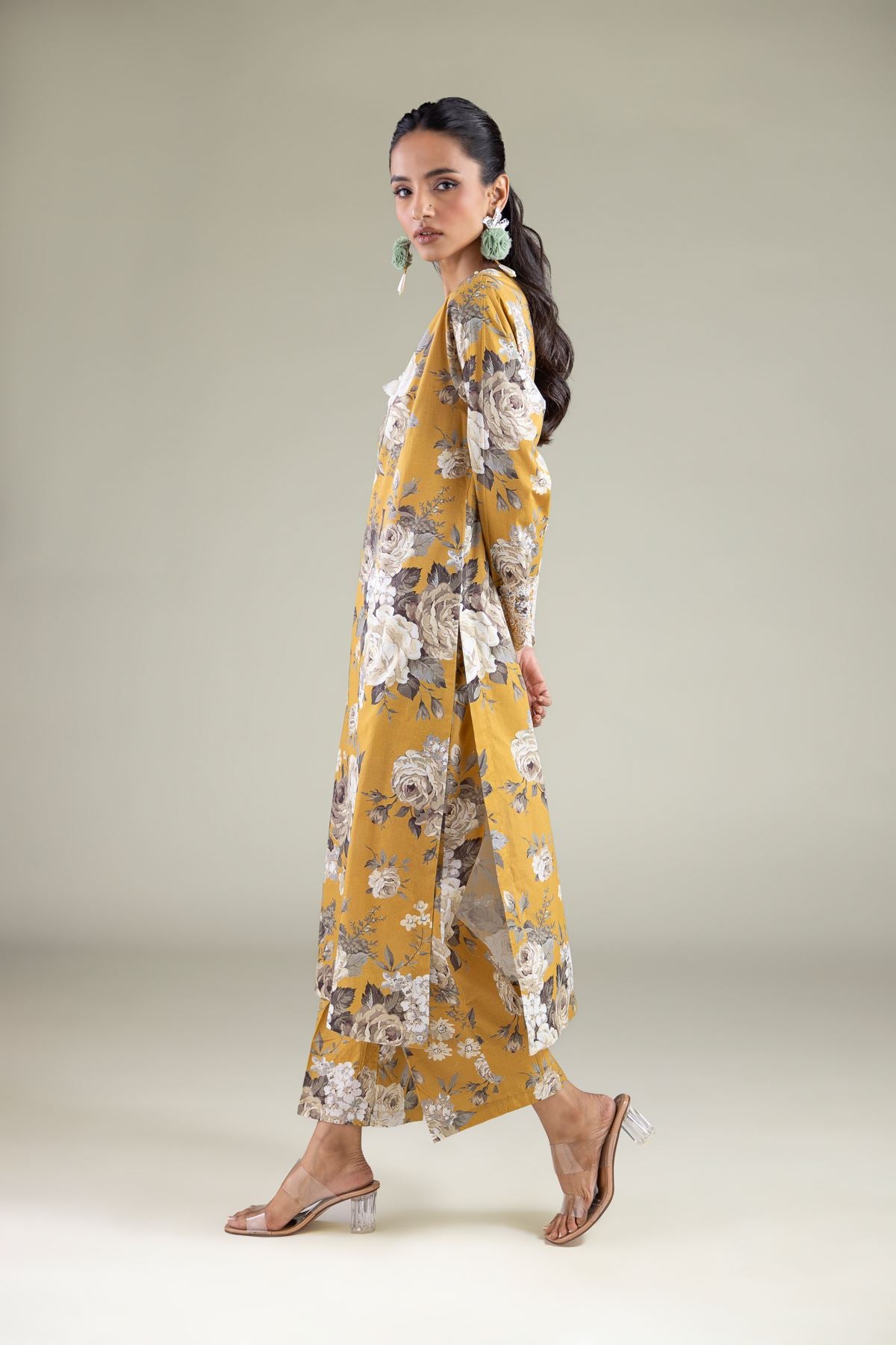 Regular Floral Pants