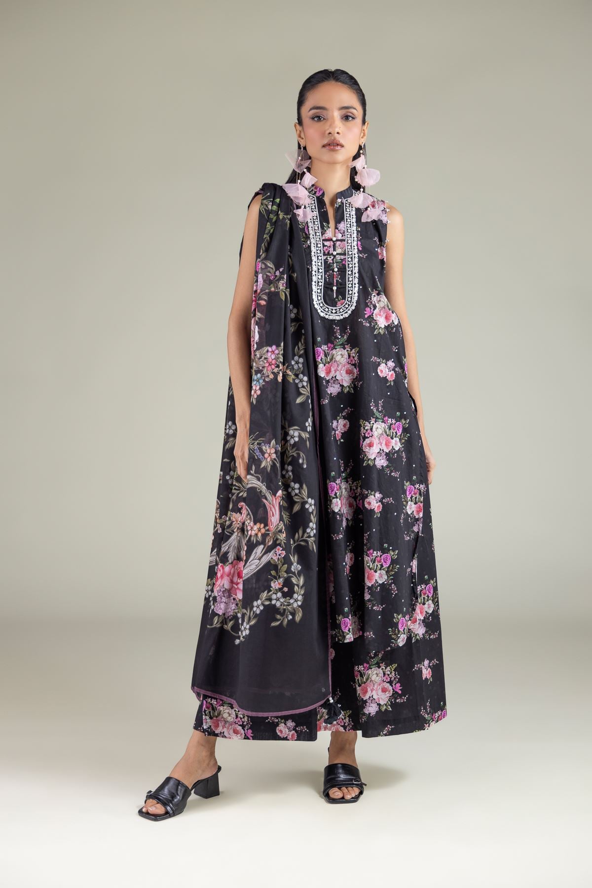 Relaxed Floral Pants