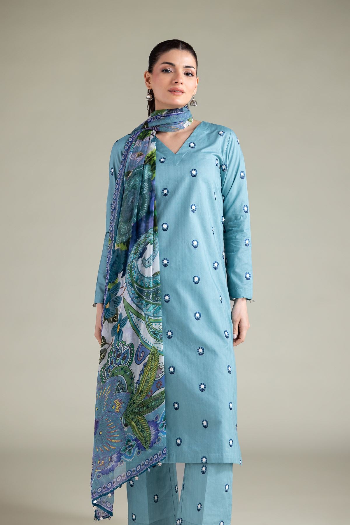 Longline V-Neck Kurta