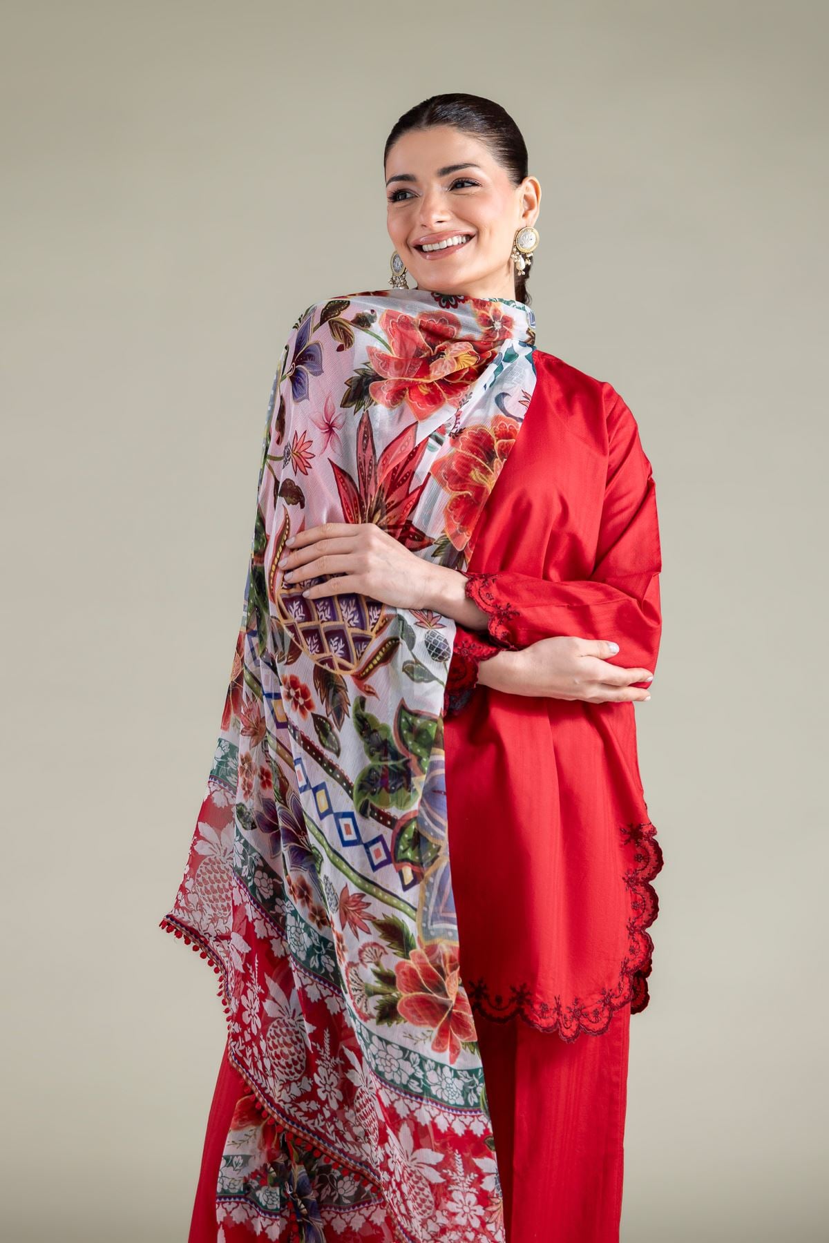 Floral Dupatta