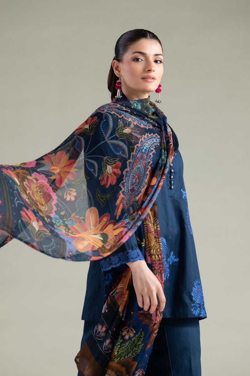 Floral Paisley Dupatta