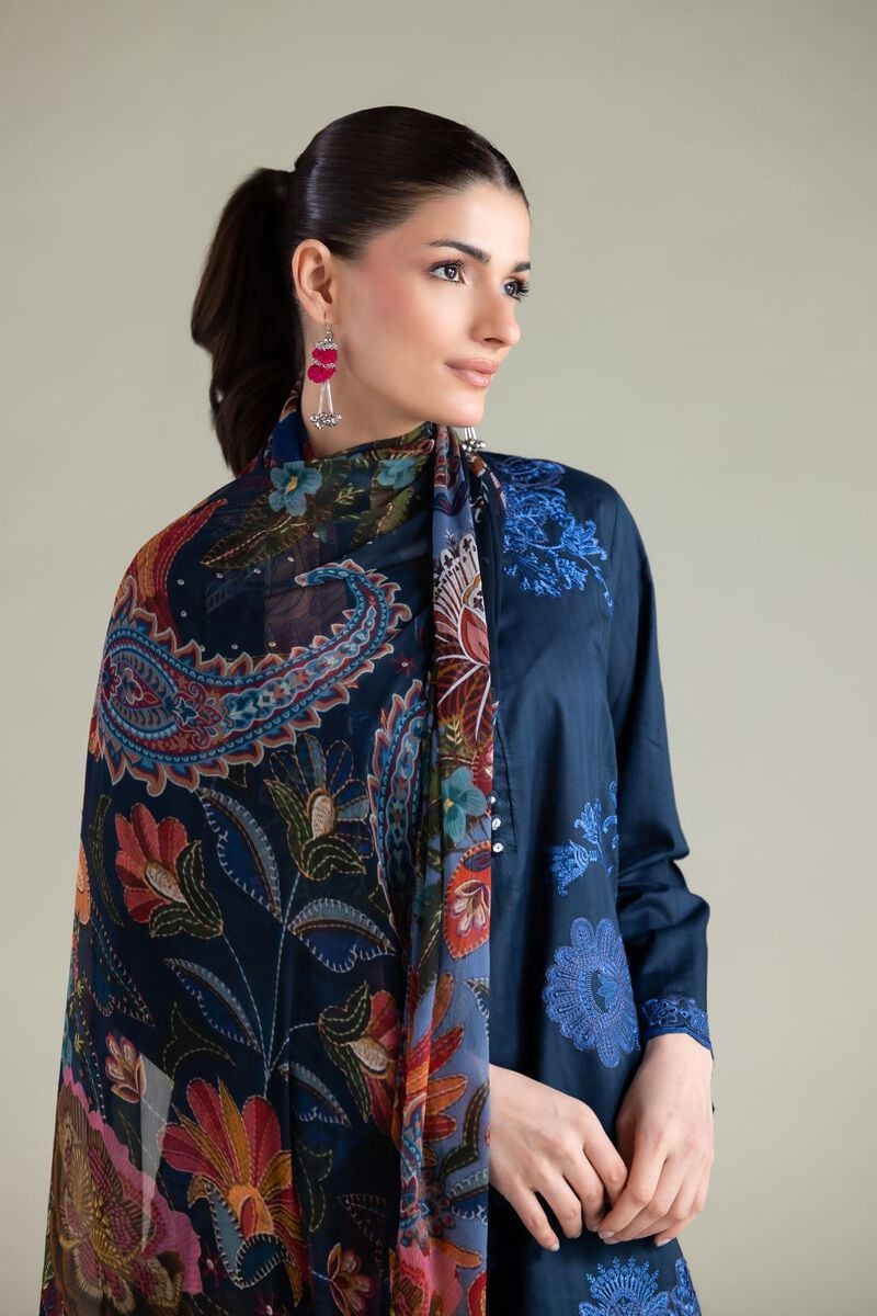 Floral Paisley Dupatta
