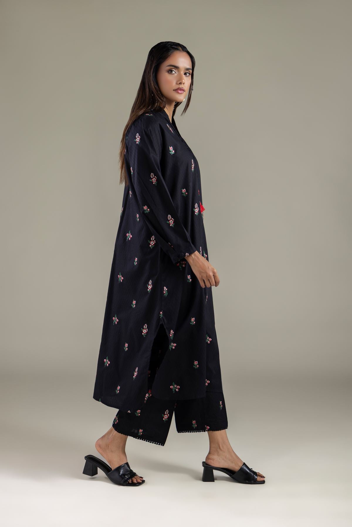 Floral Straight Pants