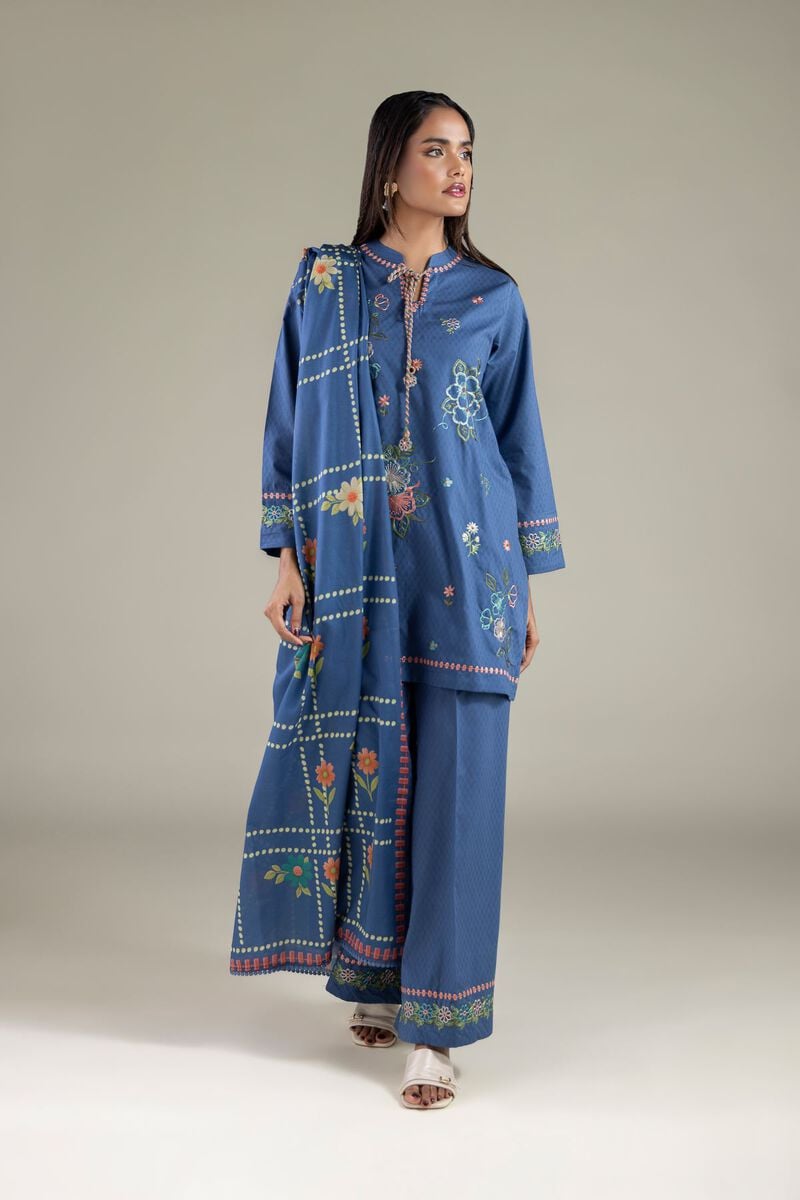 Floral Geometric Dupatta