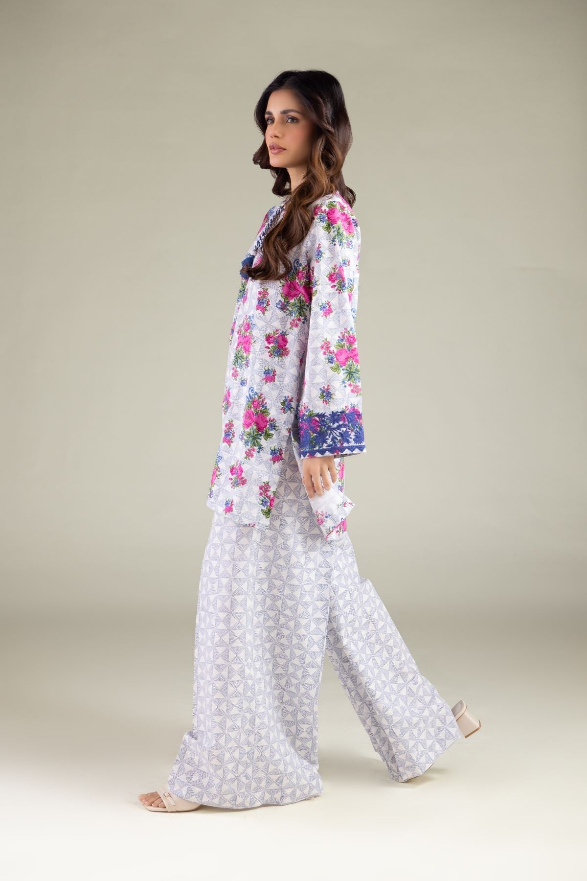 Geometric Tassel Kurta