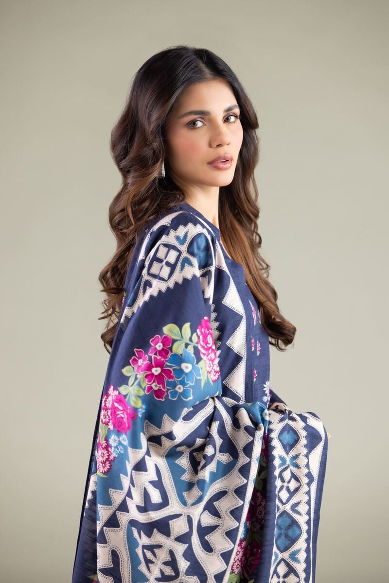 Floral Geometric Dupatta