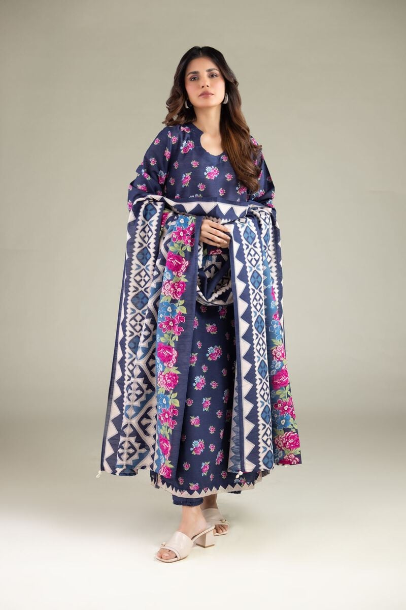 Floral Geometric Dupatta