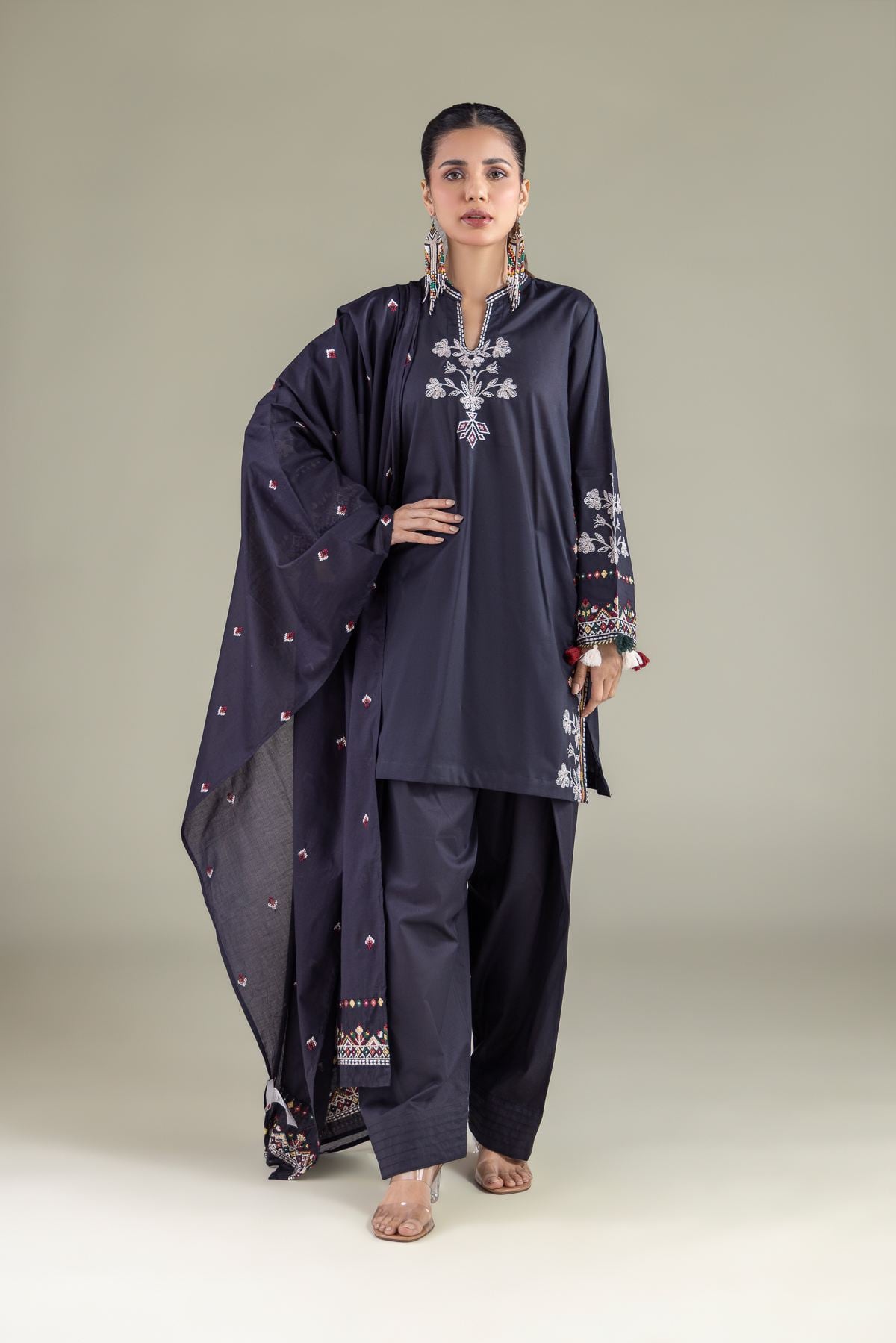 Solid Straight Shalwar