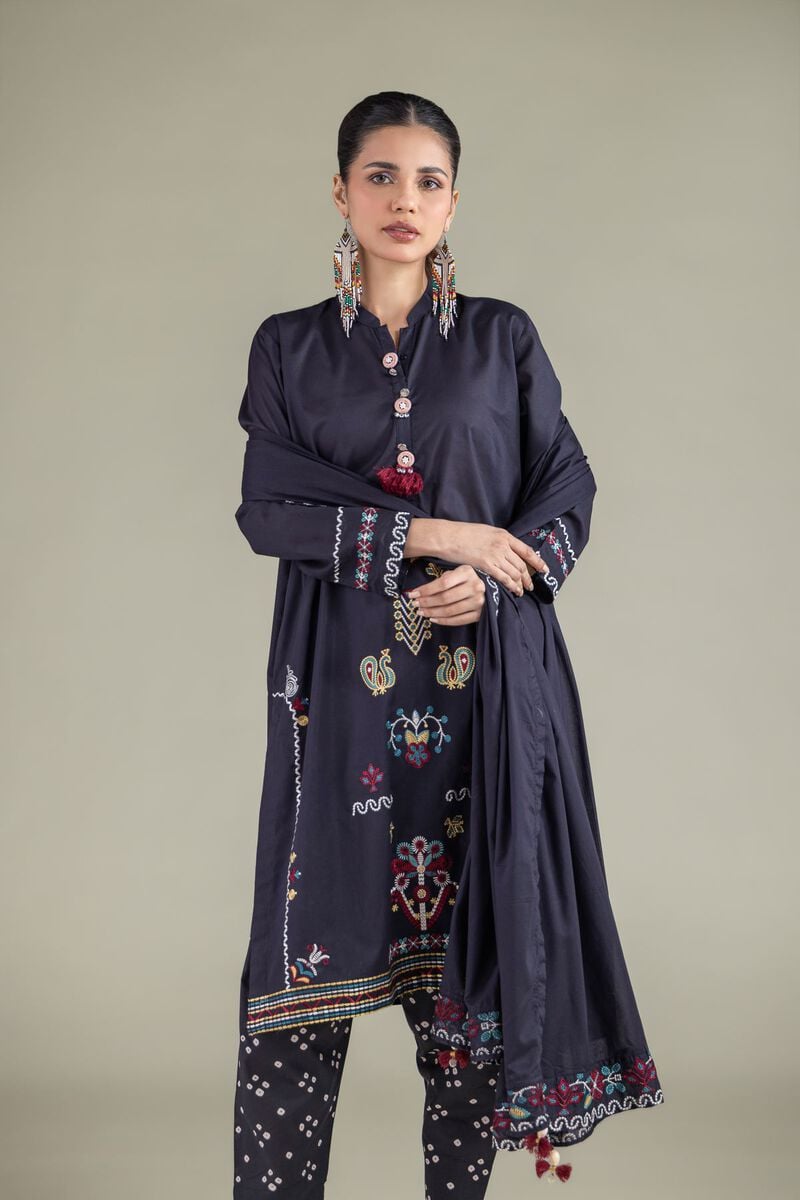 Geometric Draped Dupatta