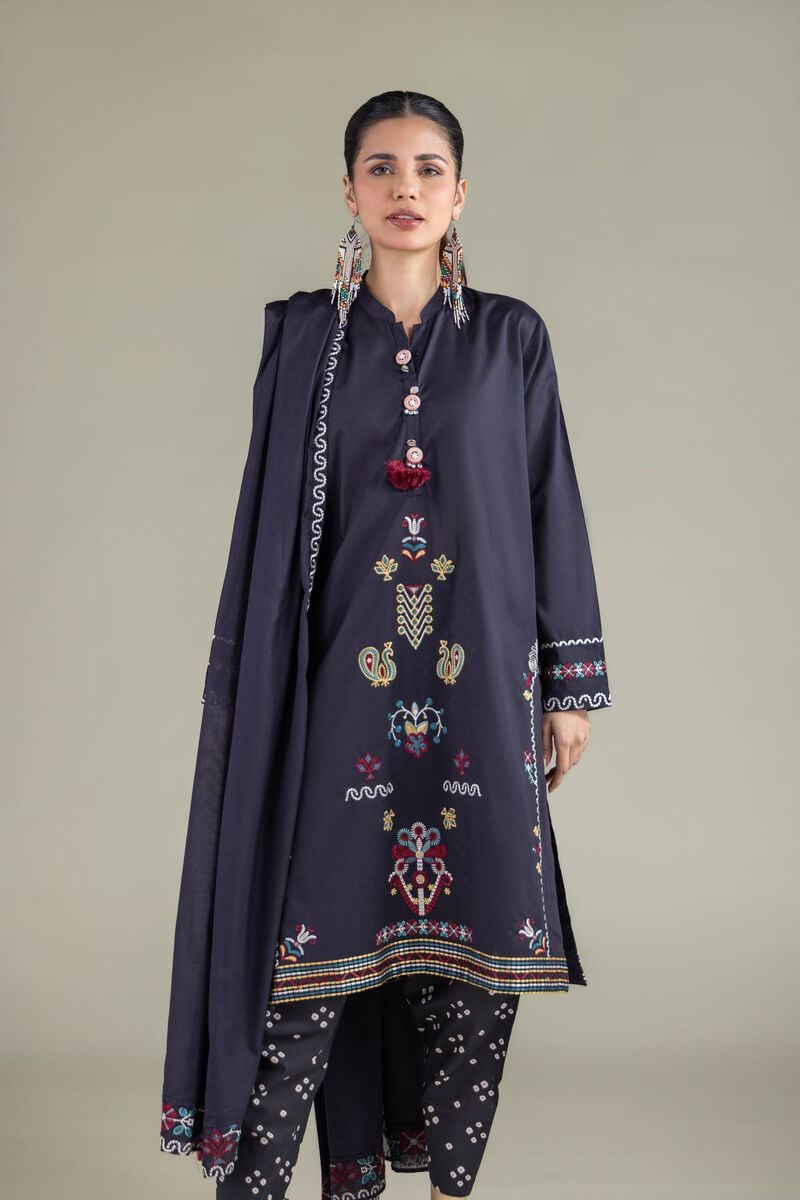 Geometric Draped Dupatta